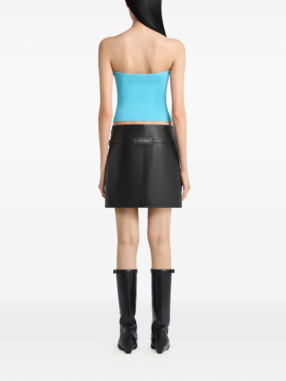 Courrèges Top met gespdetail Blauw