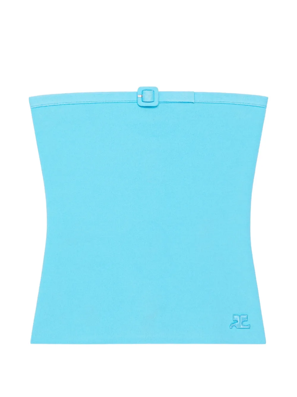 Courrèges Canotta con fibbia - Blu