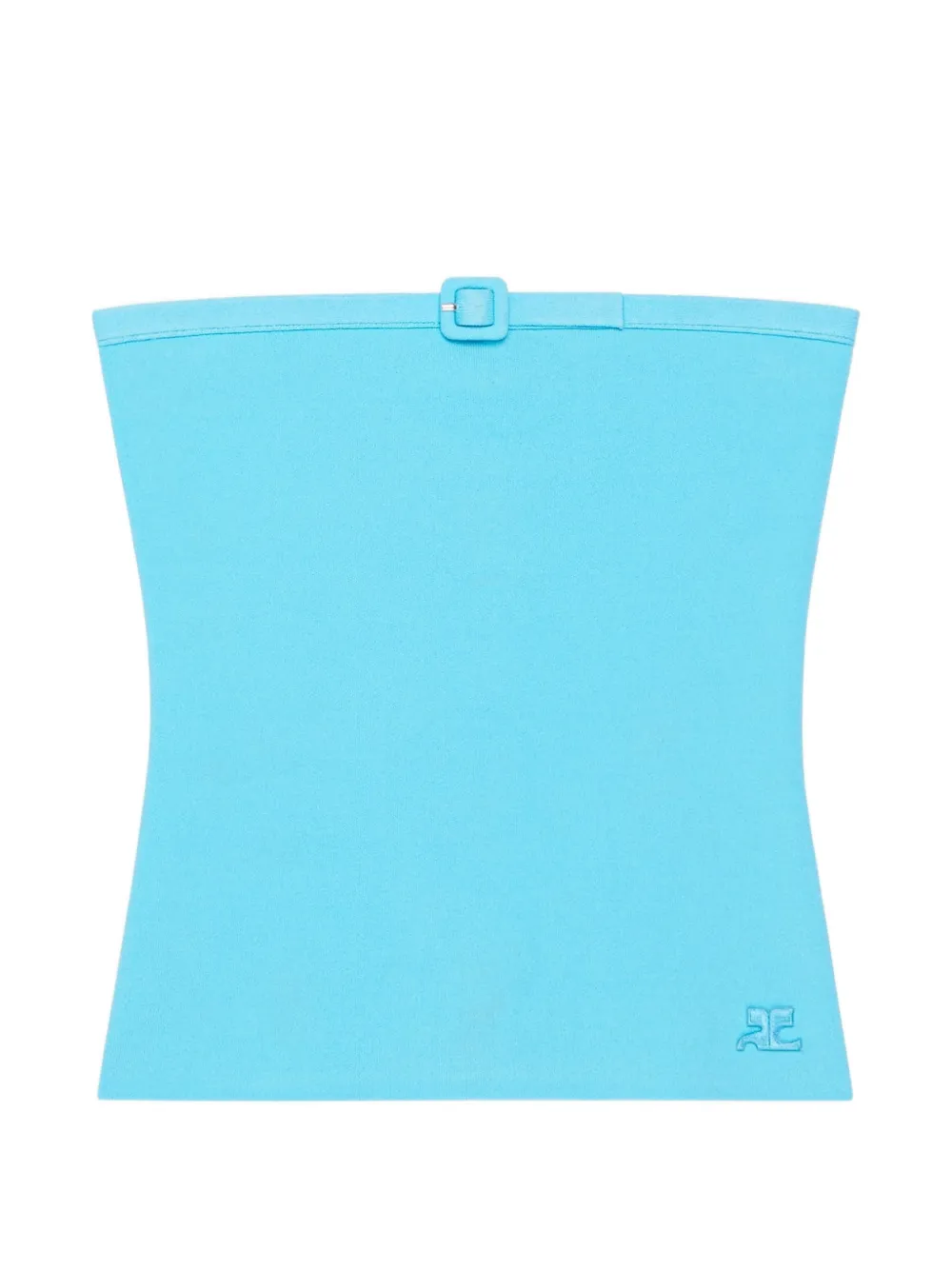 Courrèges Top met gespdetail Blauw