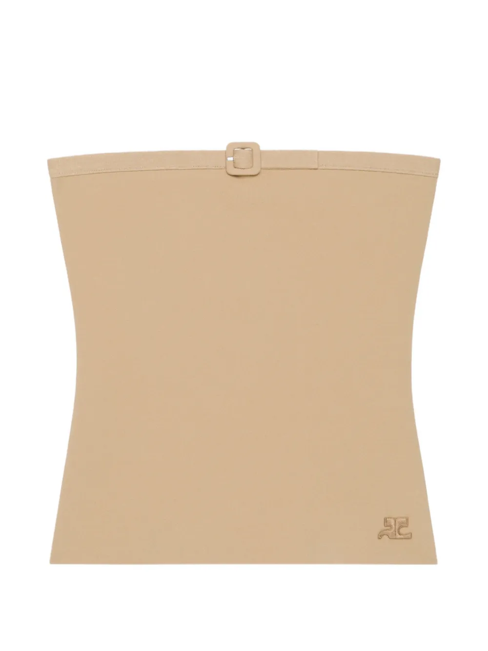 Courrèges Canotta con fibbia - Toni neutri
