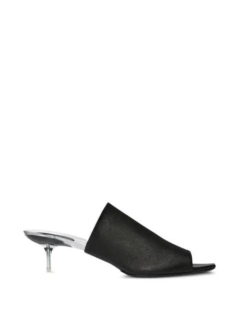 Courrèges sandalias con puntera cuadrada