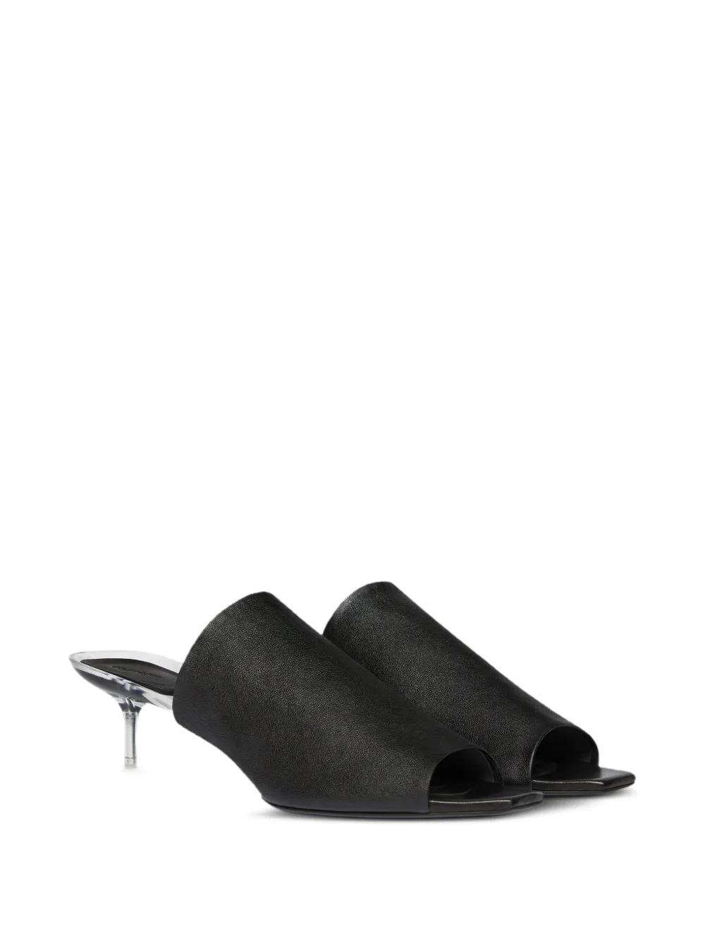  Courrèges Square-toe Sandals - Black 