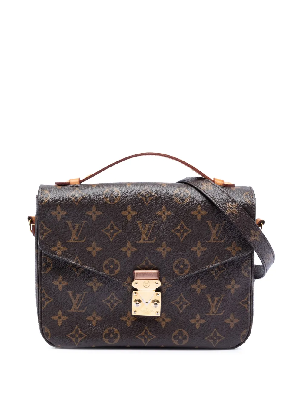 Louis Vuitton Pre-Owned 2019 Monogram Pochette Metis satchel - Brown