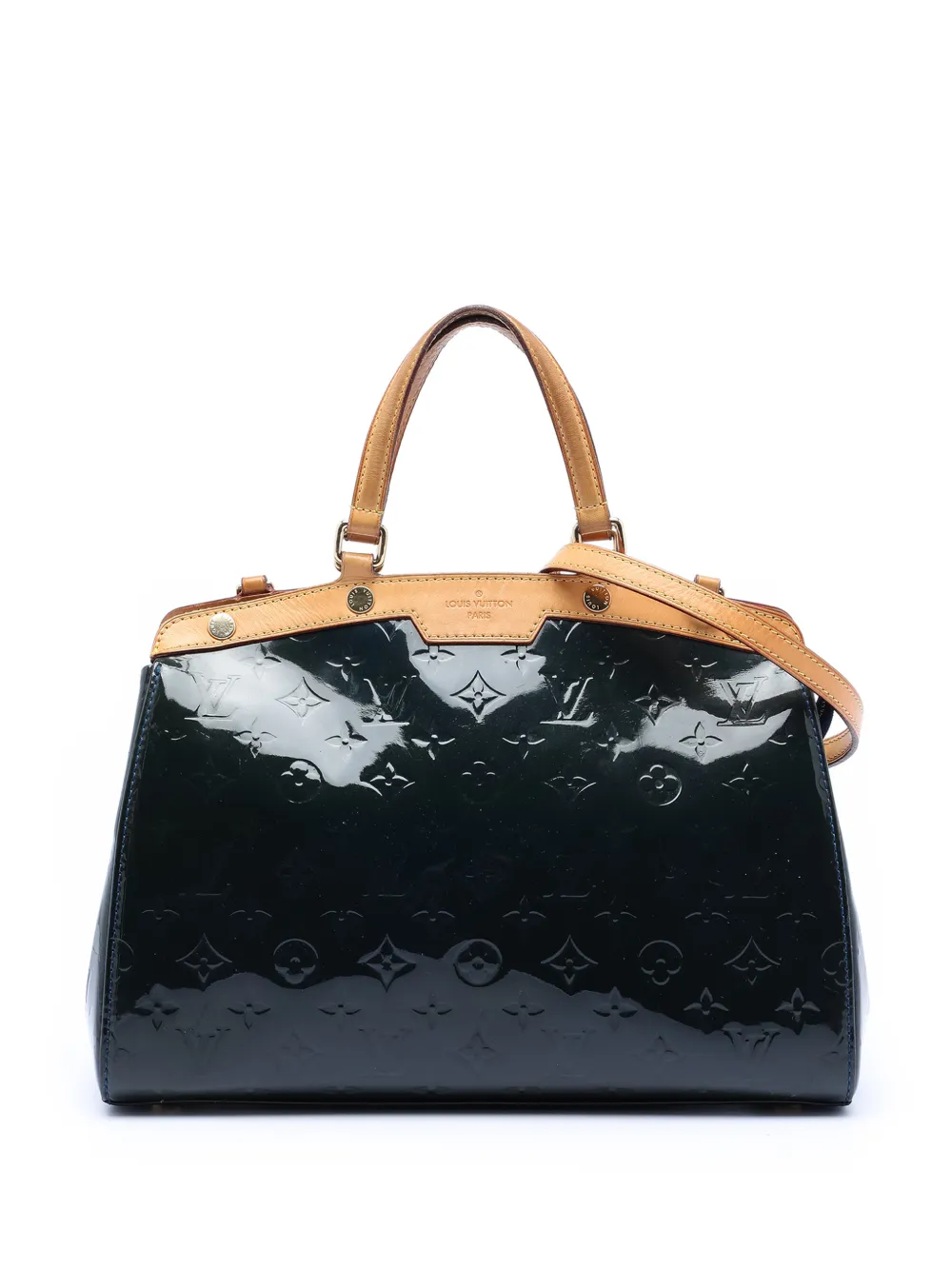 Louis Vuitton Pre-Owned 2013 Monogram Vernis Brea MM satchel - Blu