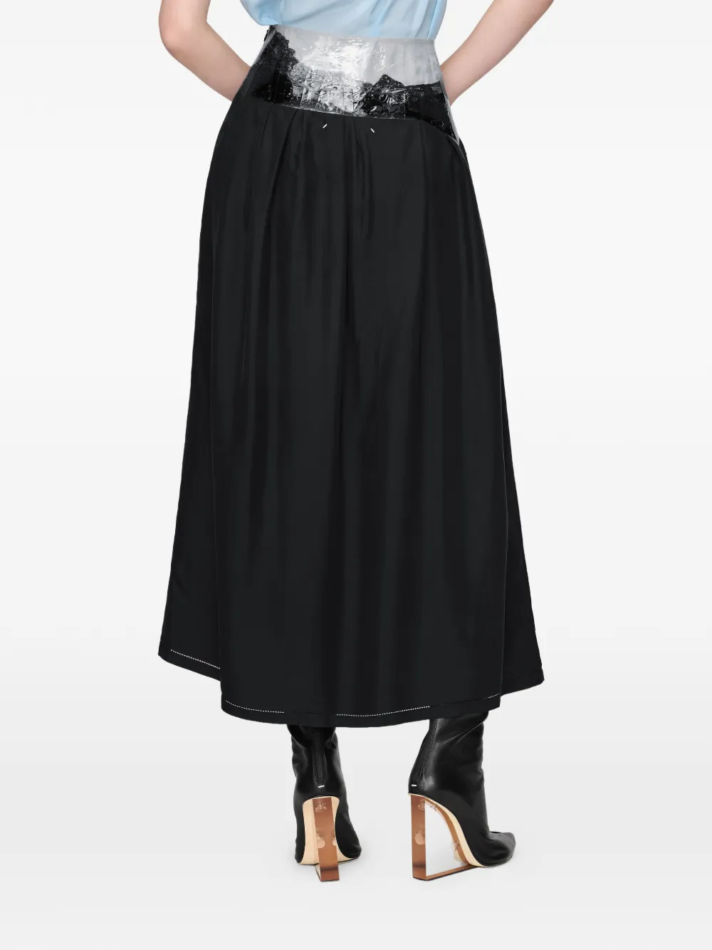 Maison Margiela Mini-rok met ritssluiting Zwart