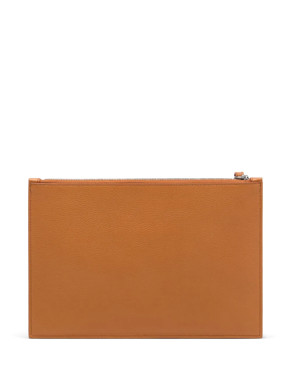 Maison Margiela stitch-detail Leather Pouch | Brown | FARFETCH