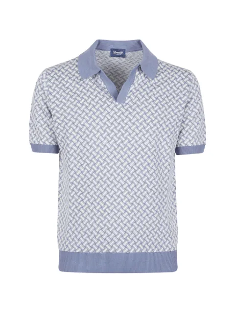Drumohr polo-collar T-shirt