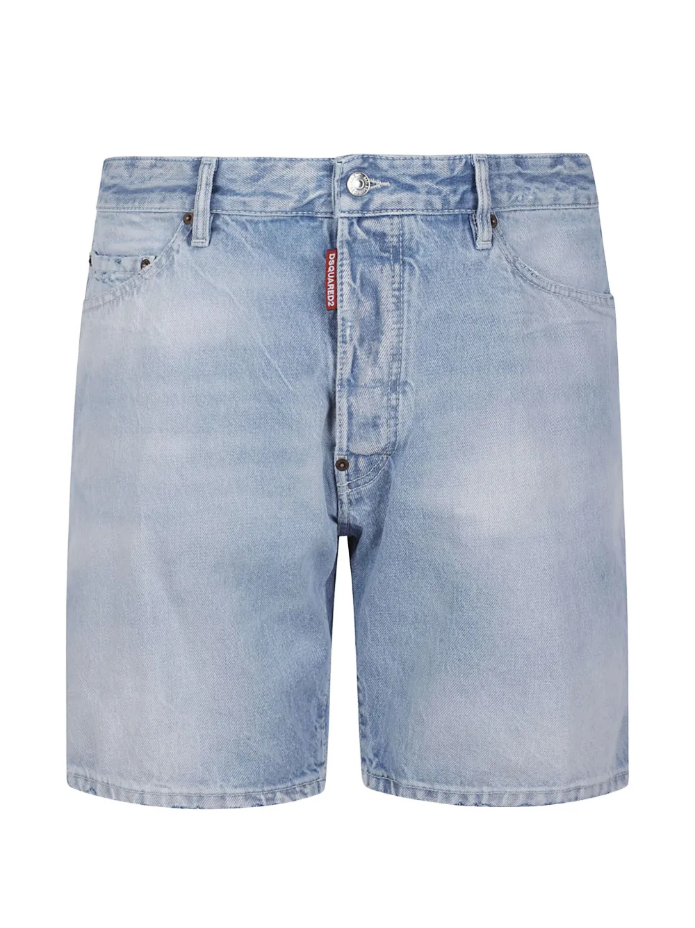 DSQUARED2 five-pocket denim shorts - Blu