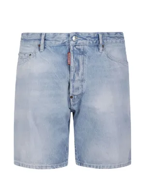 DSQUARED2 ダメージ ショートパンツ | ブルー | FARFETCH JP