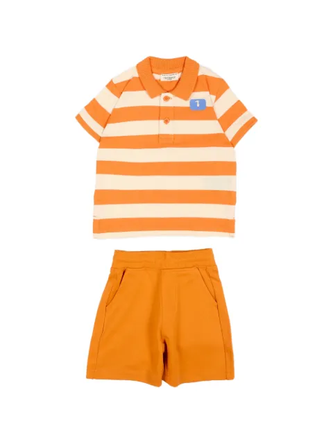 TRUSSARDI JUNIOR stripe-pattern babywear (set of two)