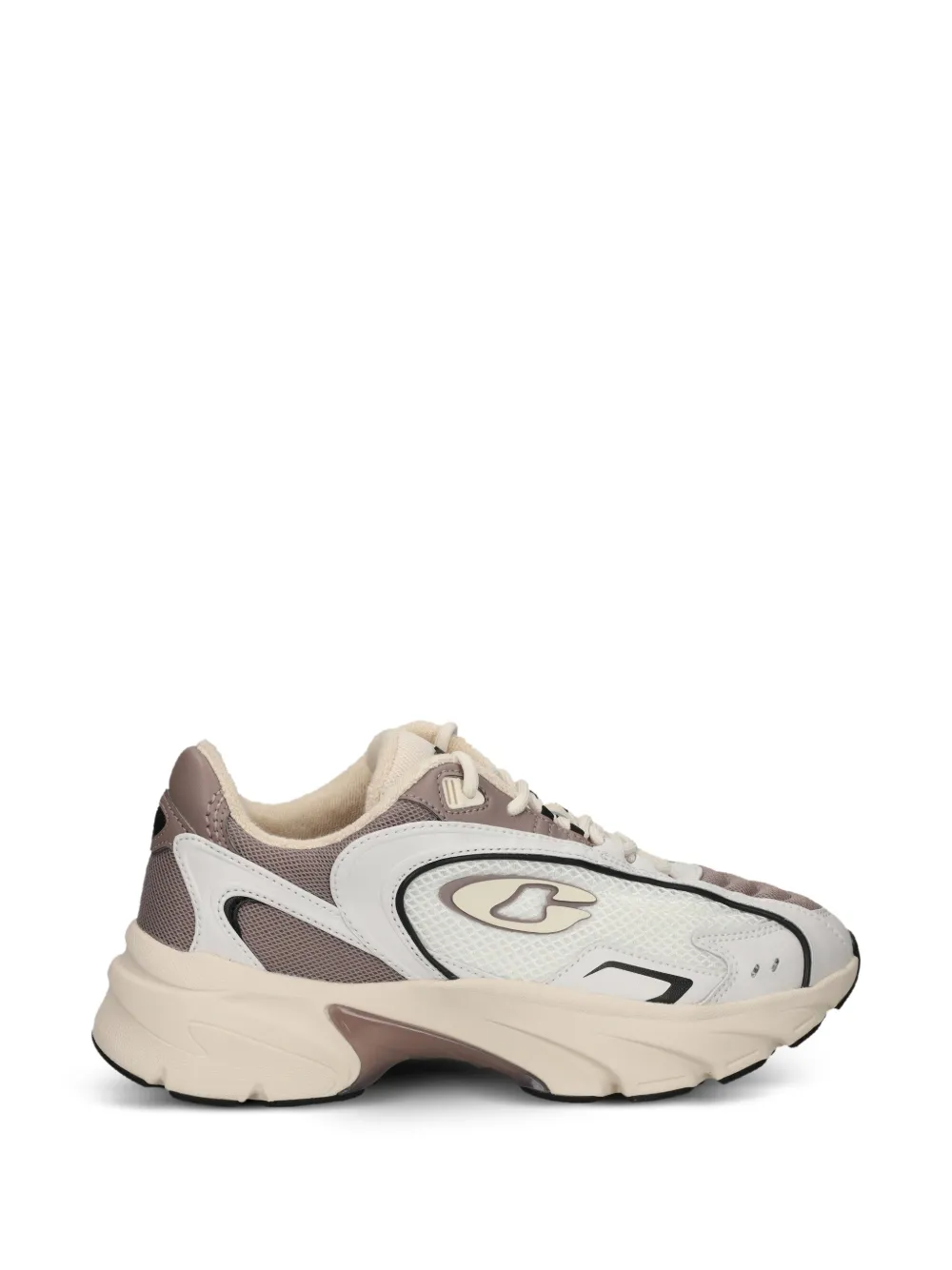 Coach Bolt Runner multi-panelled sneakers - Bianco