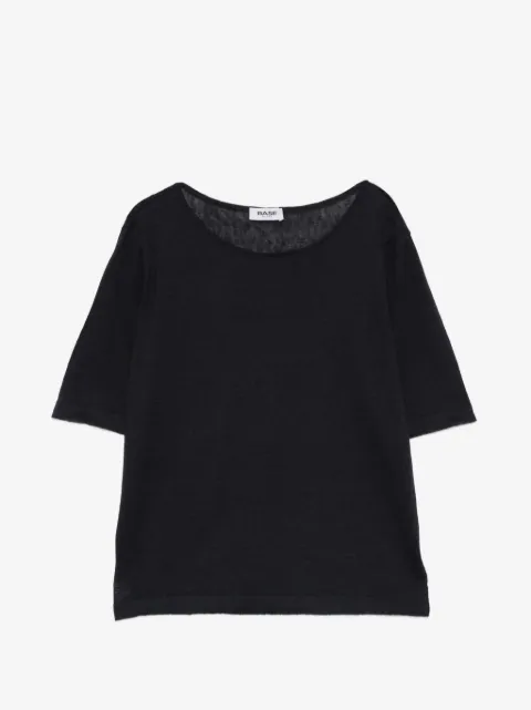 base playera con cuello redondo
