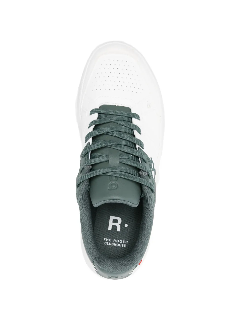 On The Roger sneakers met geperforeerd detail Wit
