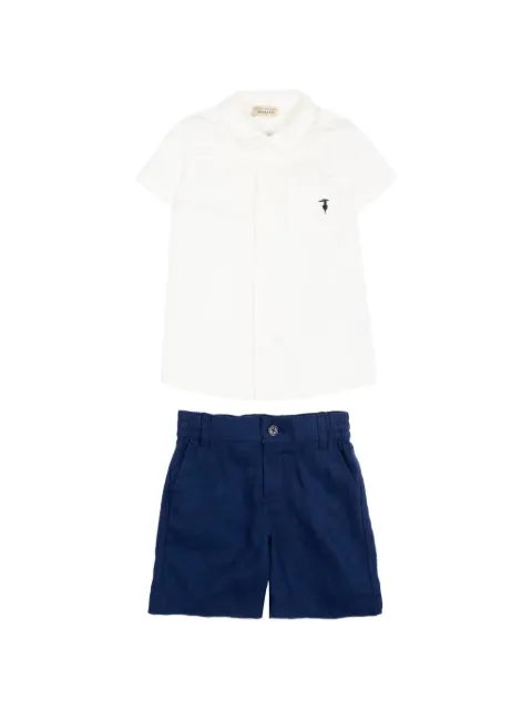 TRUSSARDI JUNIOR logo-detail babywear (set of two) 