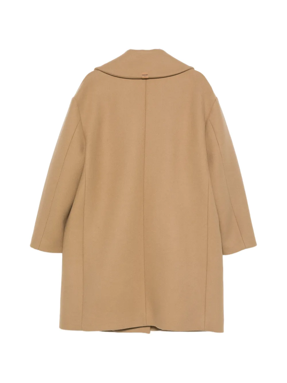  Moschino Jeans Double-breasted Coat - Brown 