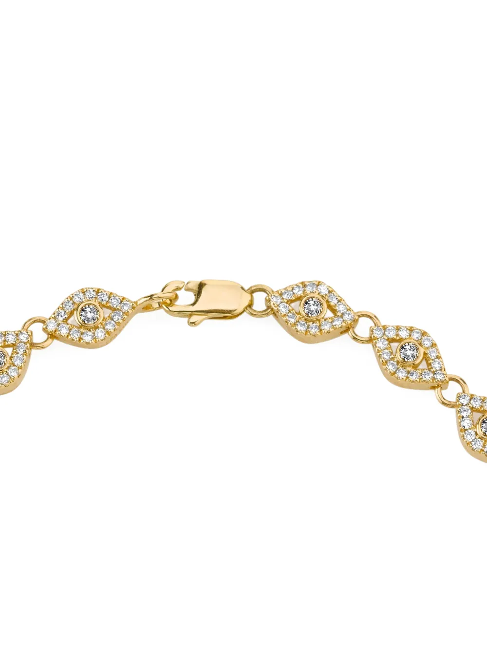 14kt Yellow Gold Protective Eye Bracelet