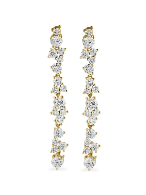 Sydney Evan boucles d'oreilles Cocktail Linear en or 14ct
