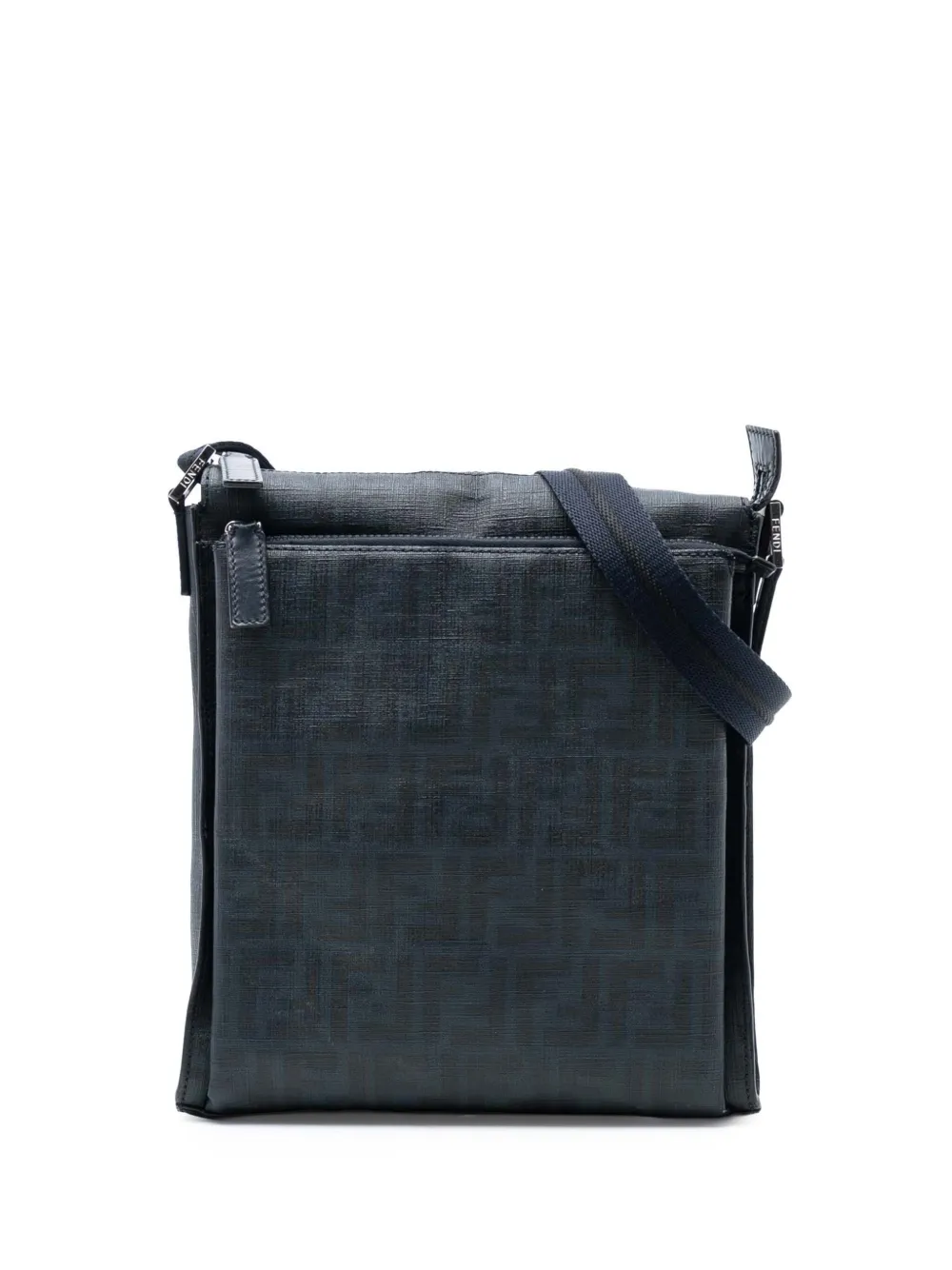 Fendi Pre-Owned 2010-2026 Zucca Spalmati crossbody bag - Blue