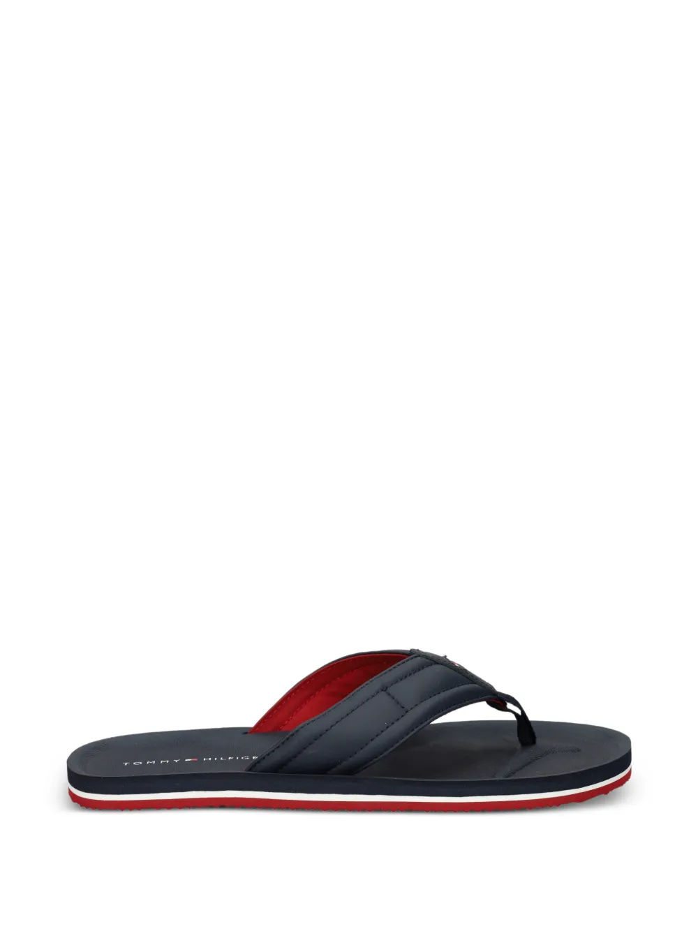 Tommy Hilfiger padded-strap slides - Blau