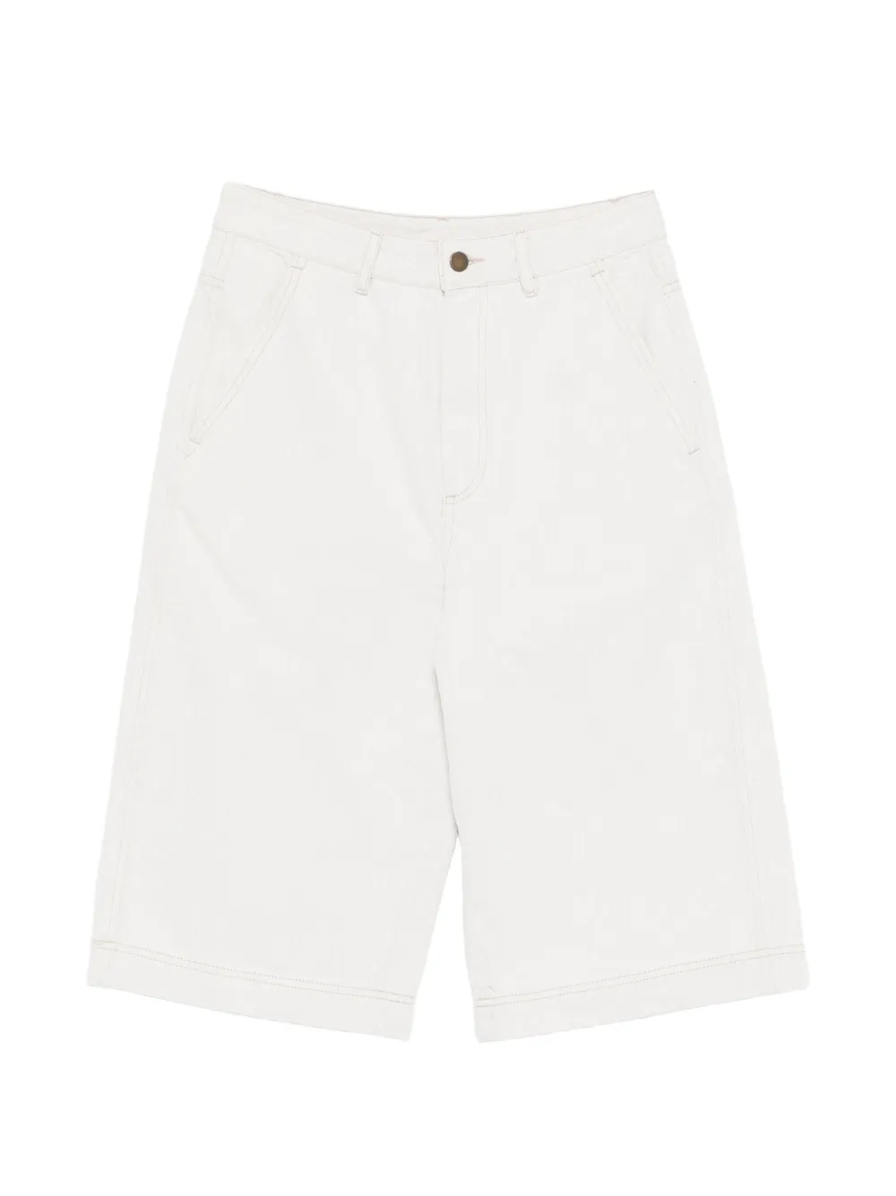 Soeur pocket denim shorts - Bianco