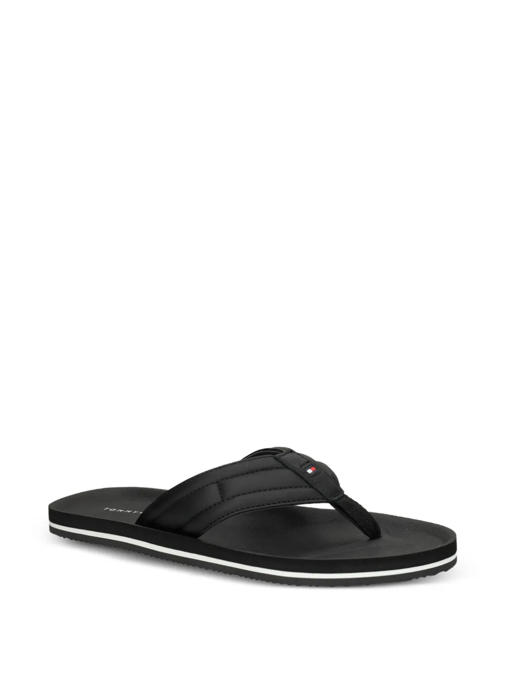 Tommy Hilfiger Gewatteerde slippers Zwart