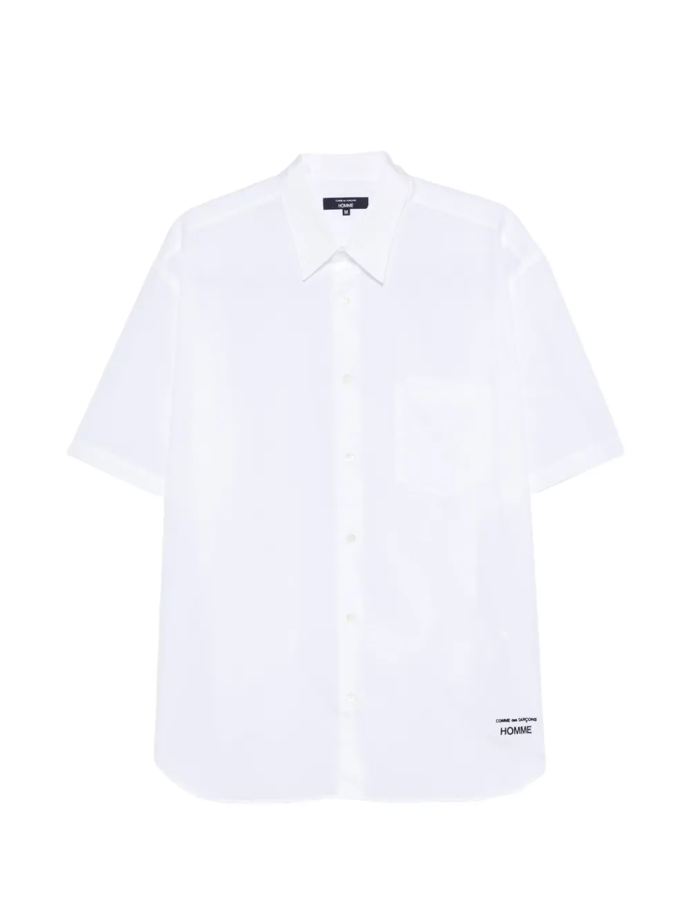 Comme des Garçons Homme Camicia a maniche corte - Bianco