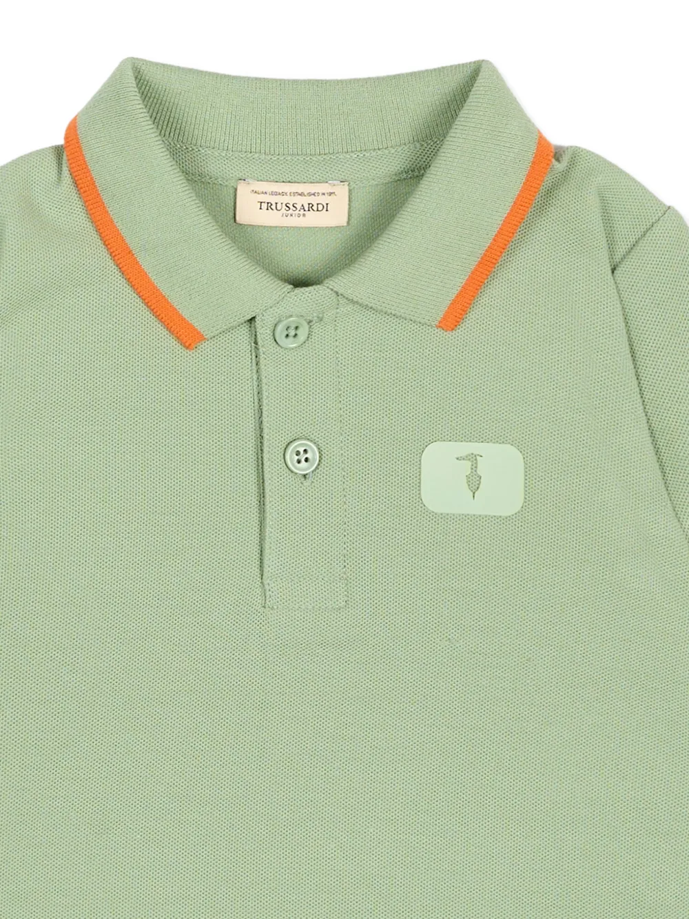  Trussardi Junior Short-sleeve Polo Shirt - Green 