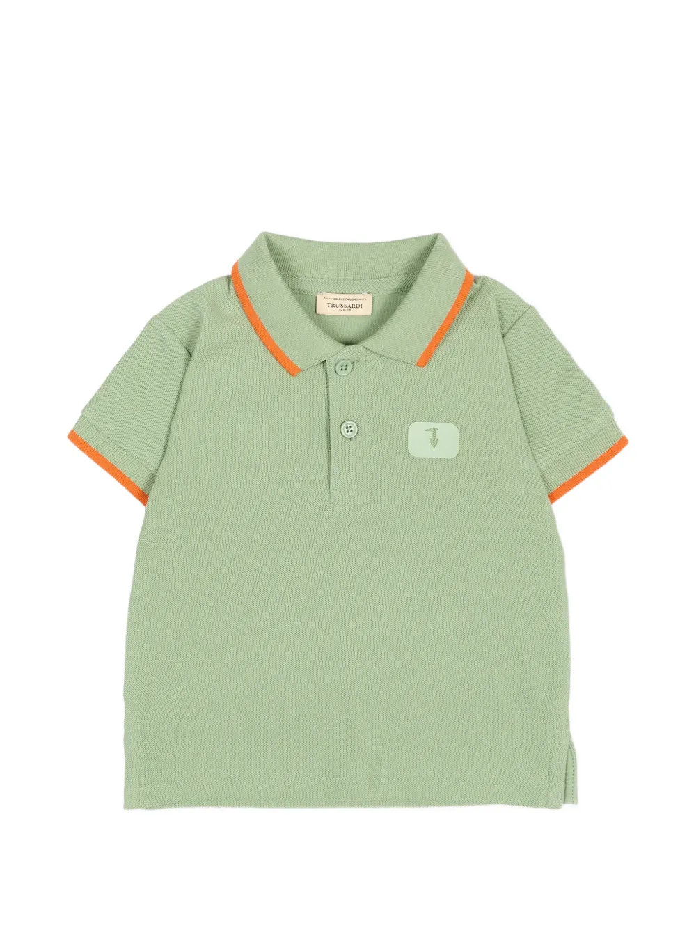 TRUSSARDI JUNIOR short-sleeve polo shirt - Verde