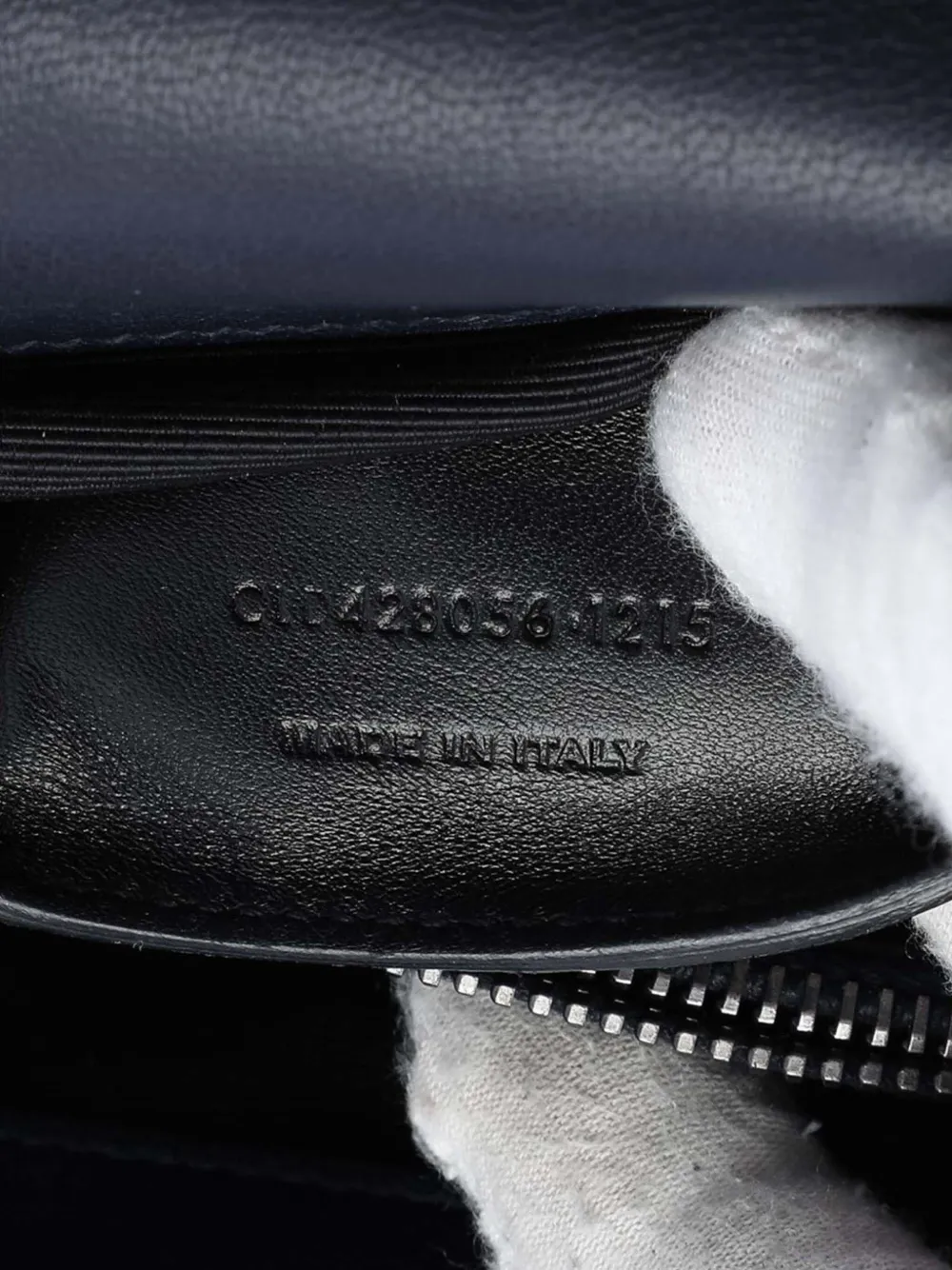 2015 Medium Chevron Sheepskin Monogram College Satchel