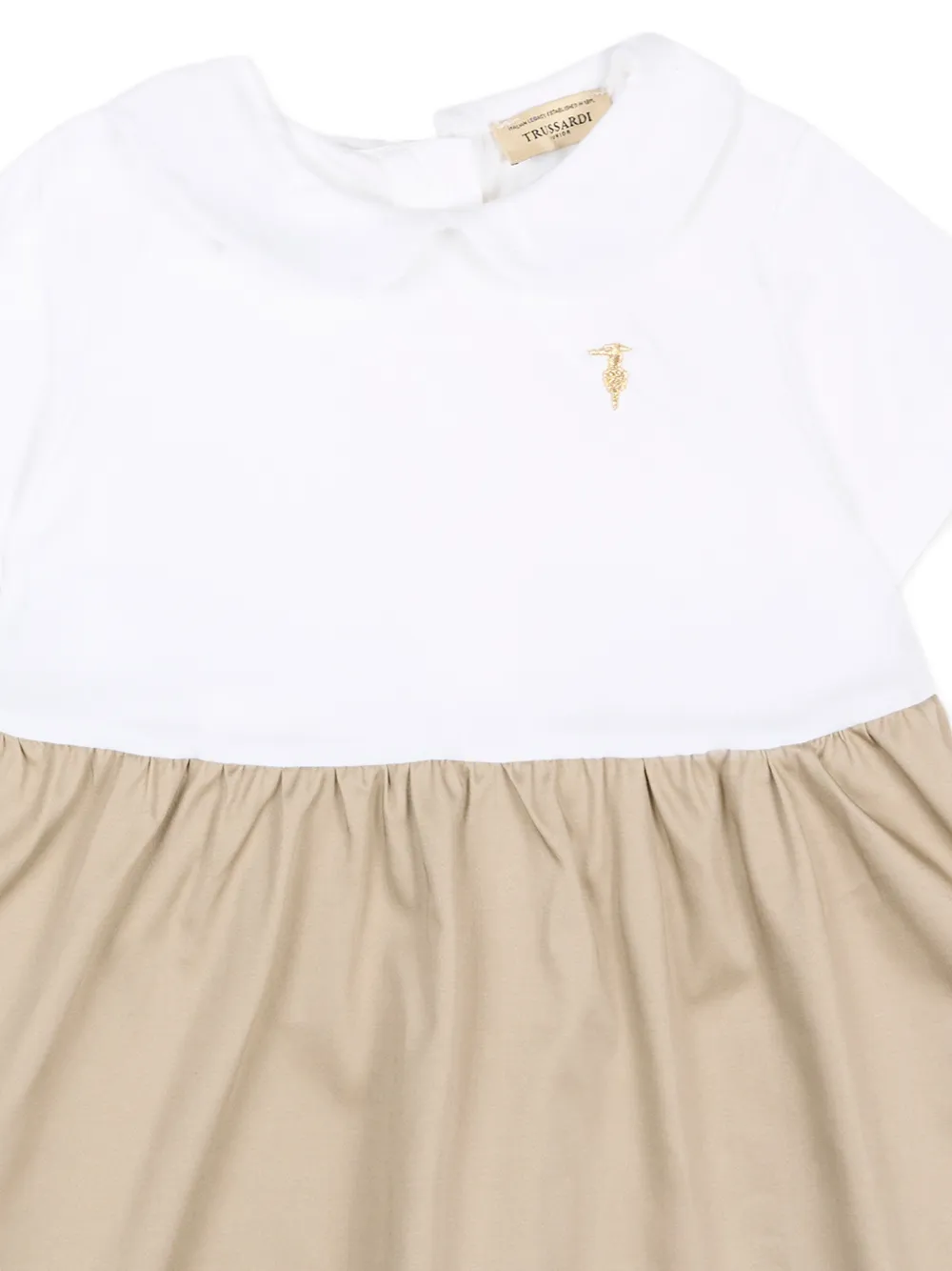 TRUSSARDI JUNIOR Jurk met logodetail Wit