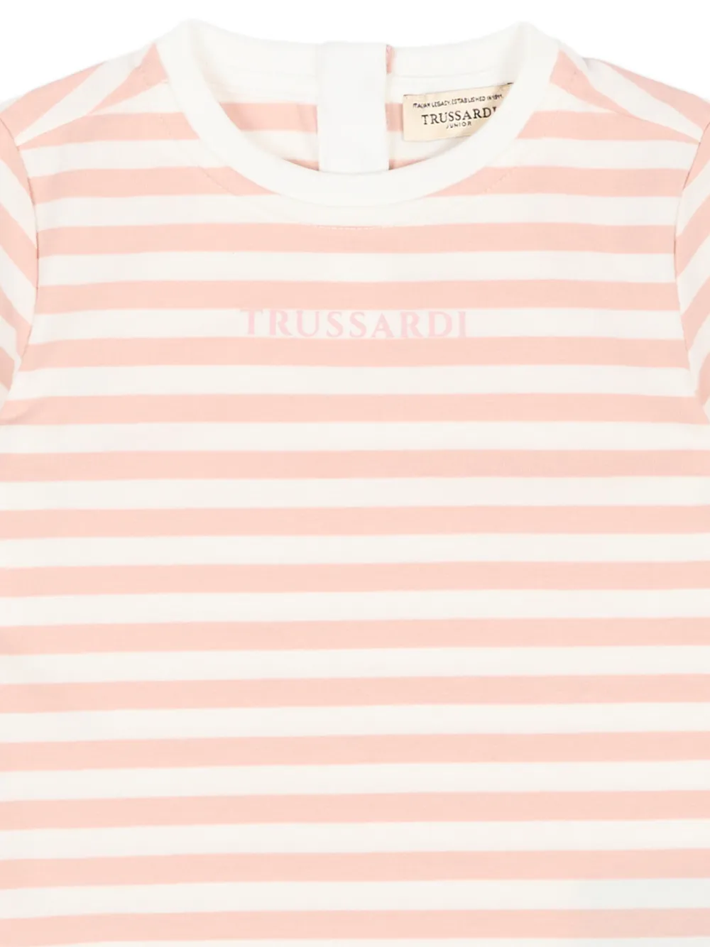  Trussardi Junior Stripe-pattern T-shirt - Pink 
