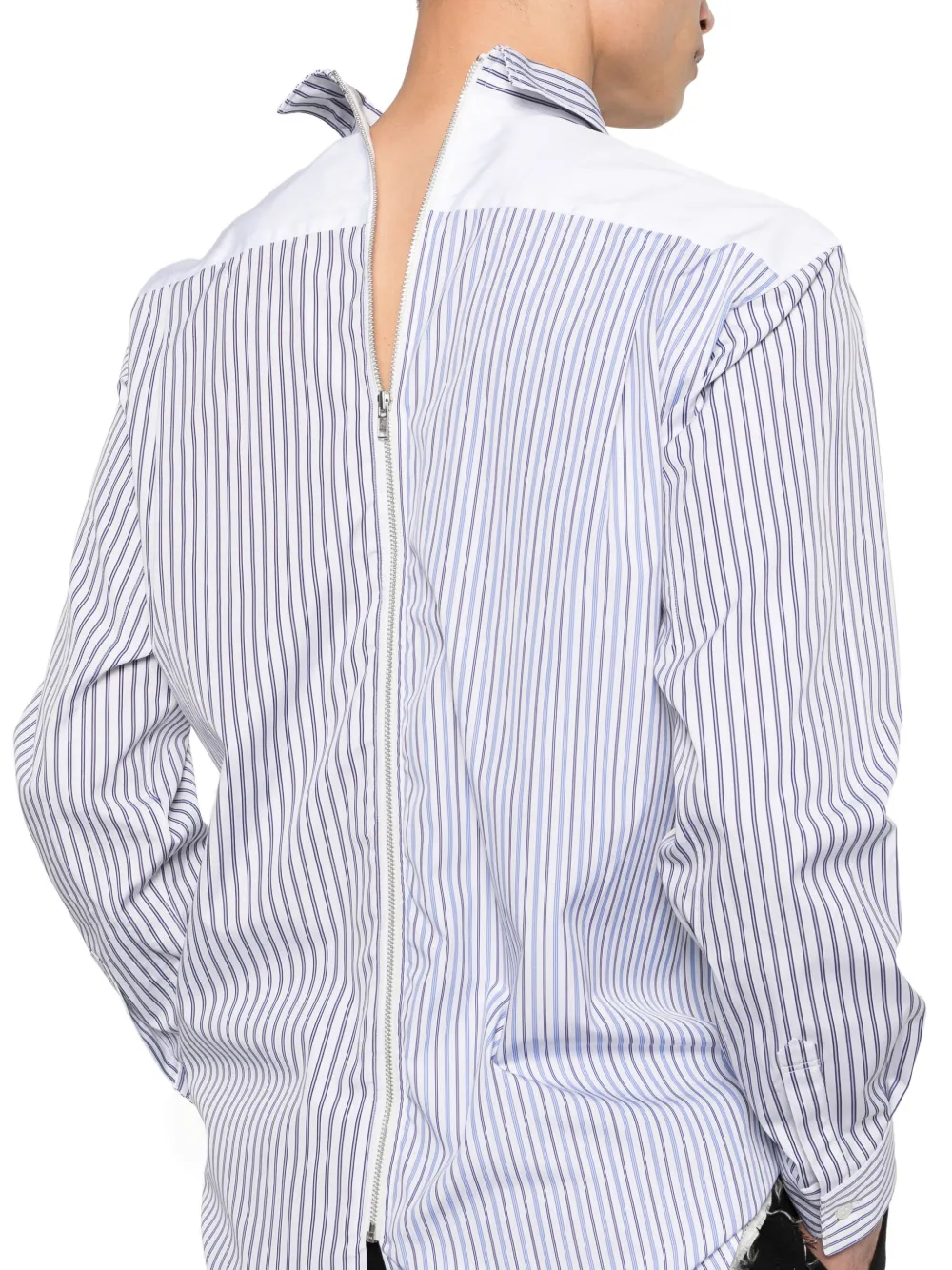 Comme Des Garçons Shirt Gestreept overhemd Wit