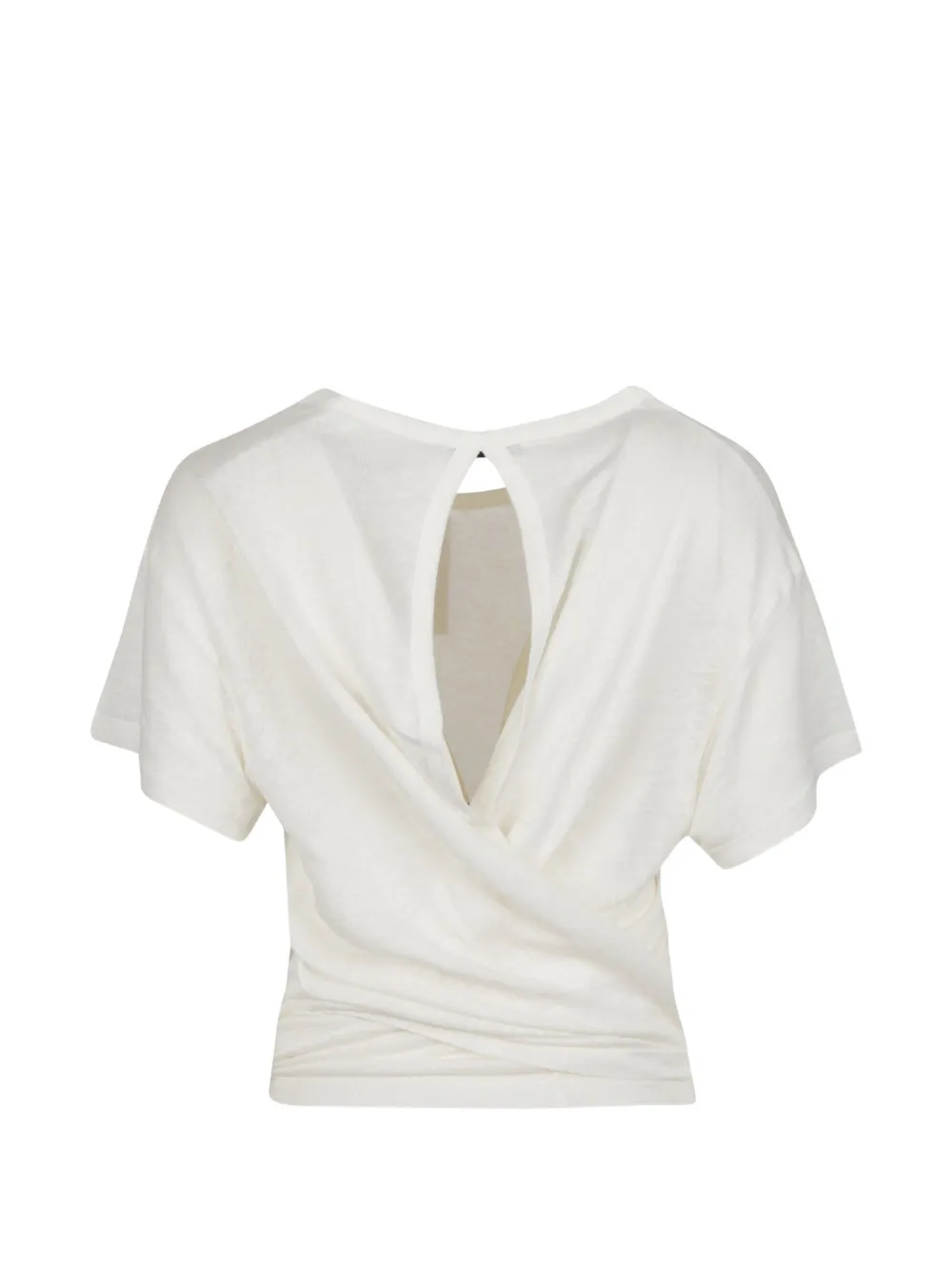  Iro Open-back T-shirt - White 