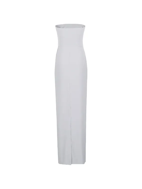 norma kamali grey dress Strapless Maxi | fmd21sep2026