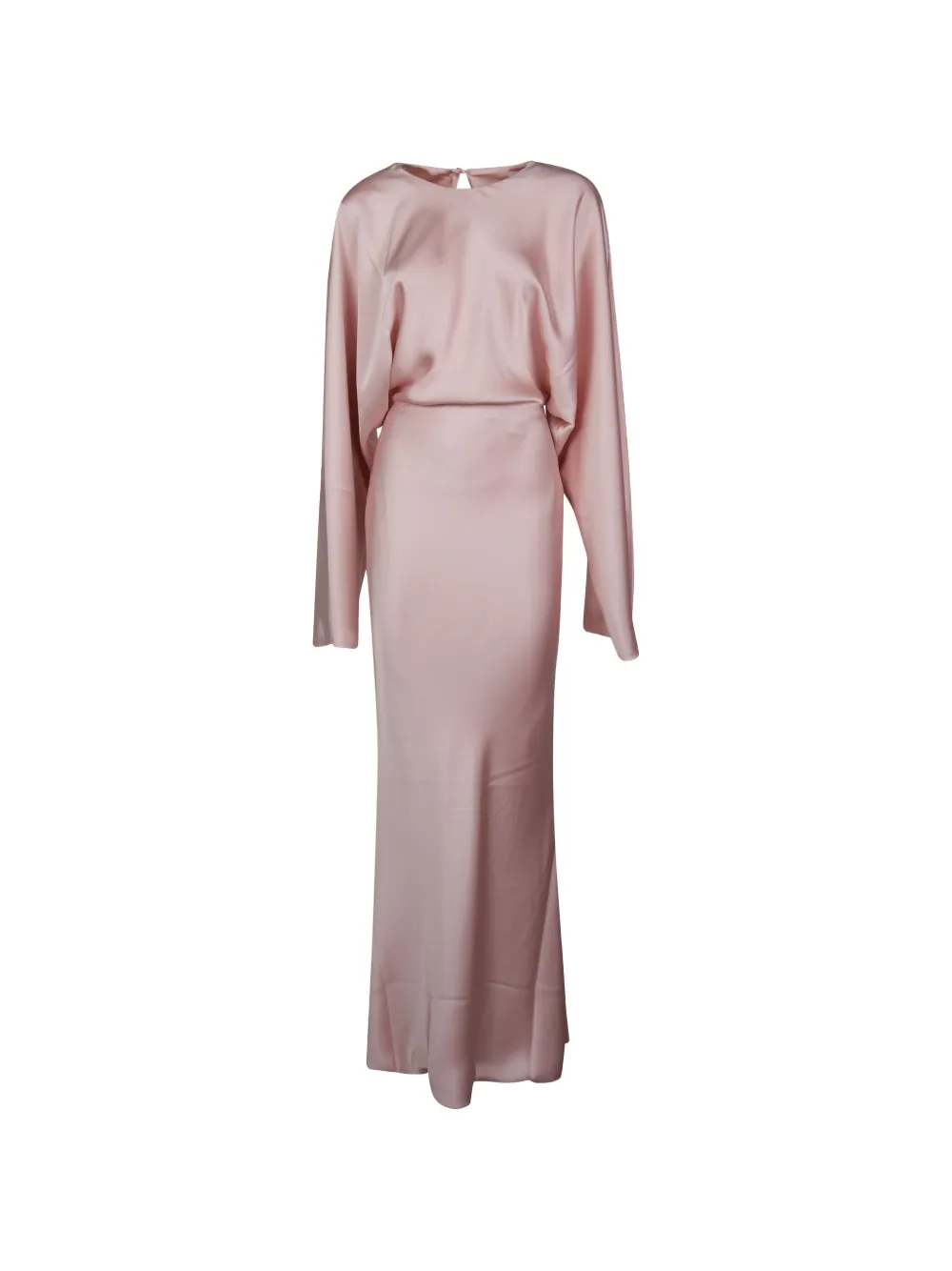 Norma Kamali long-sleeved maxi dress - Rosa