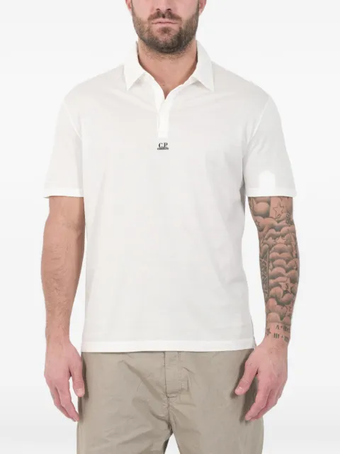 C.P. Company logo detail polo shirt