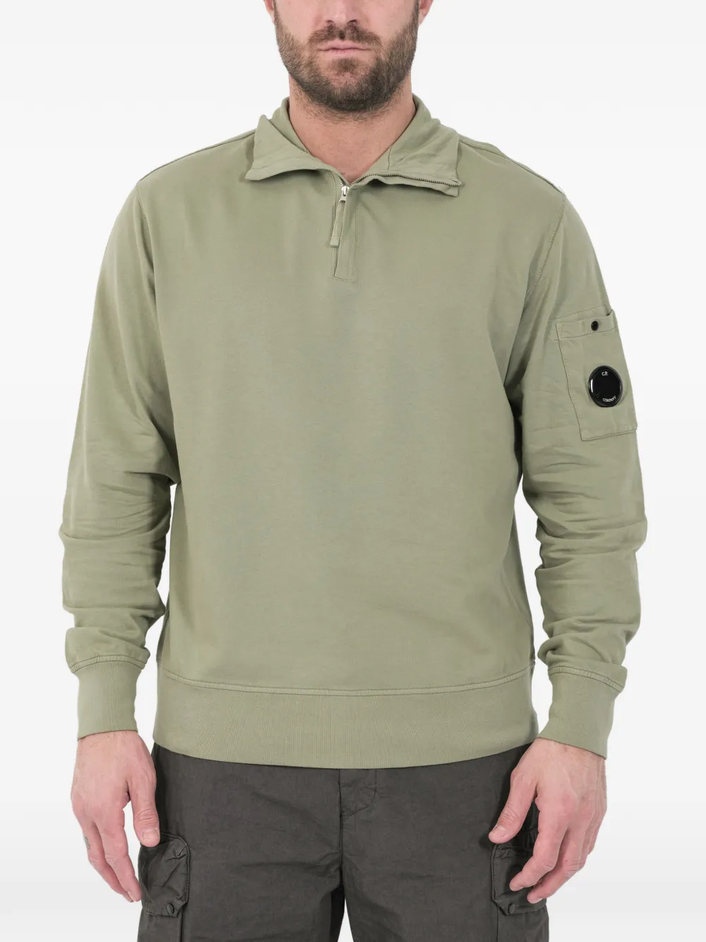 C.P. Company zip pocket sweatshirt - Verde