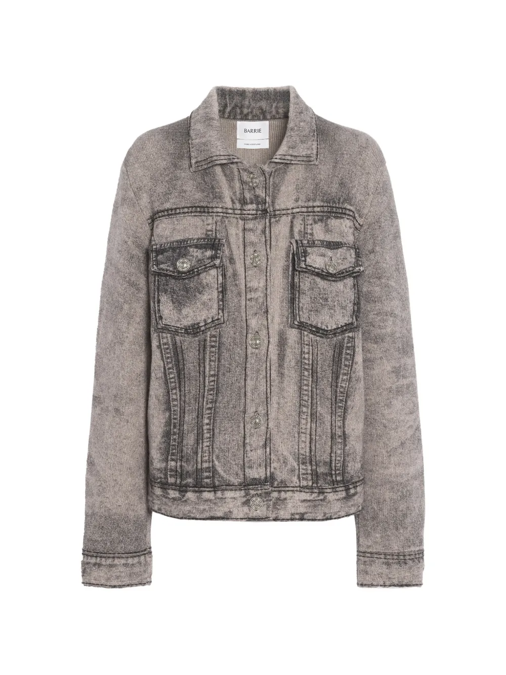 Barrie chest-pockets buttoned jacket - Grau