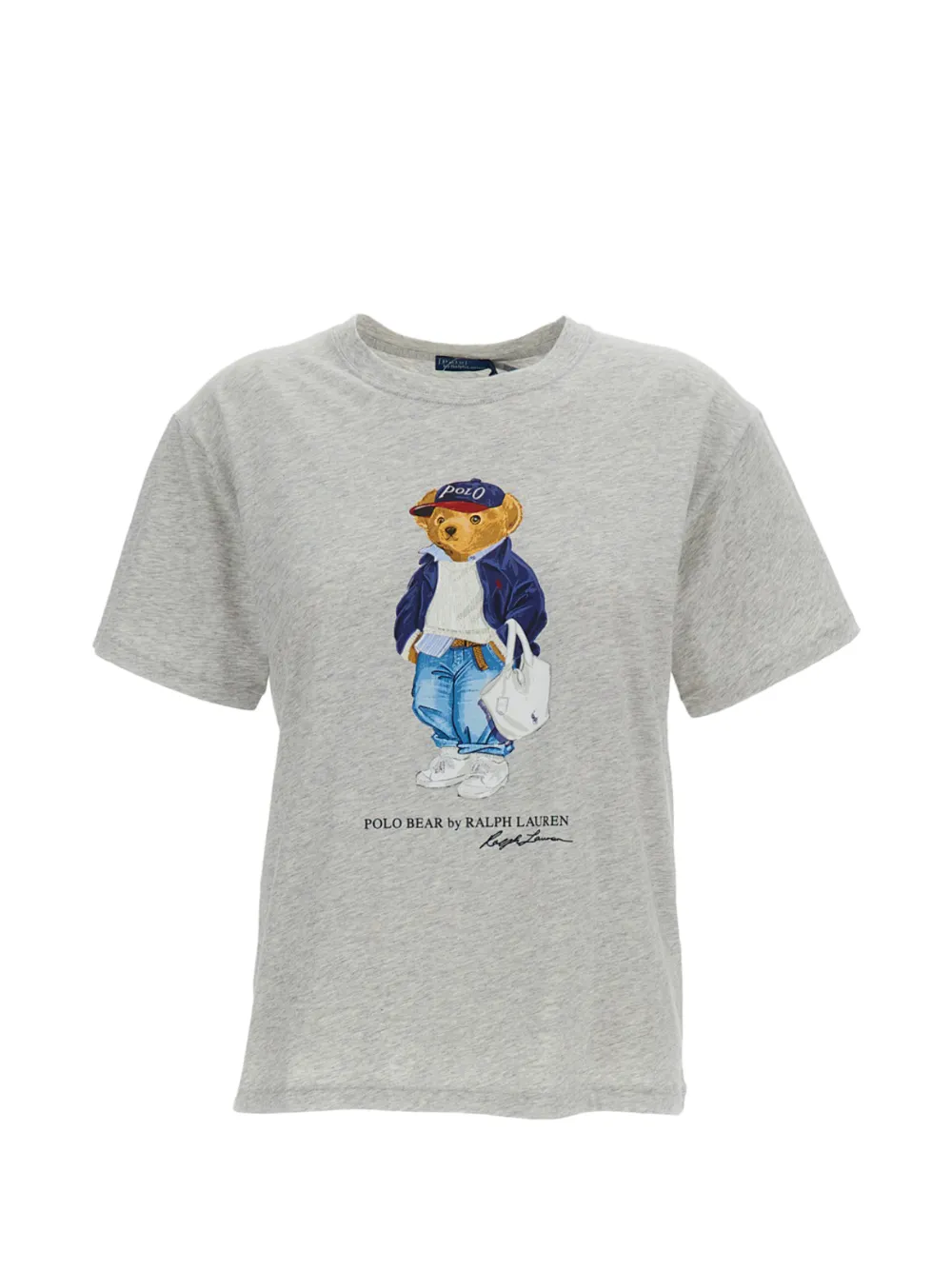 Polo Ralph Lauren bear-motif T-shirt - Grigio