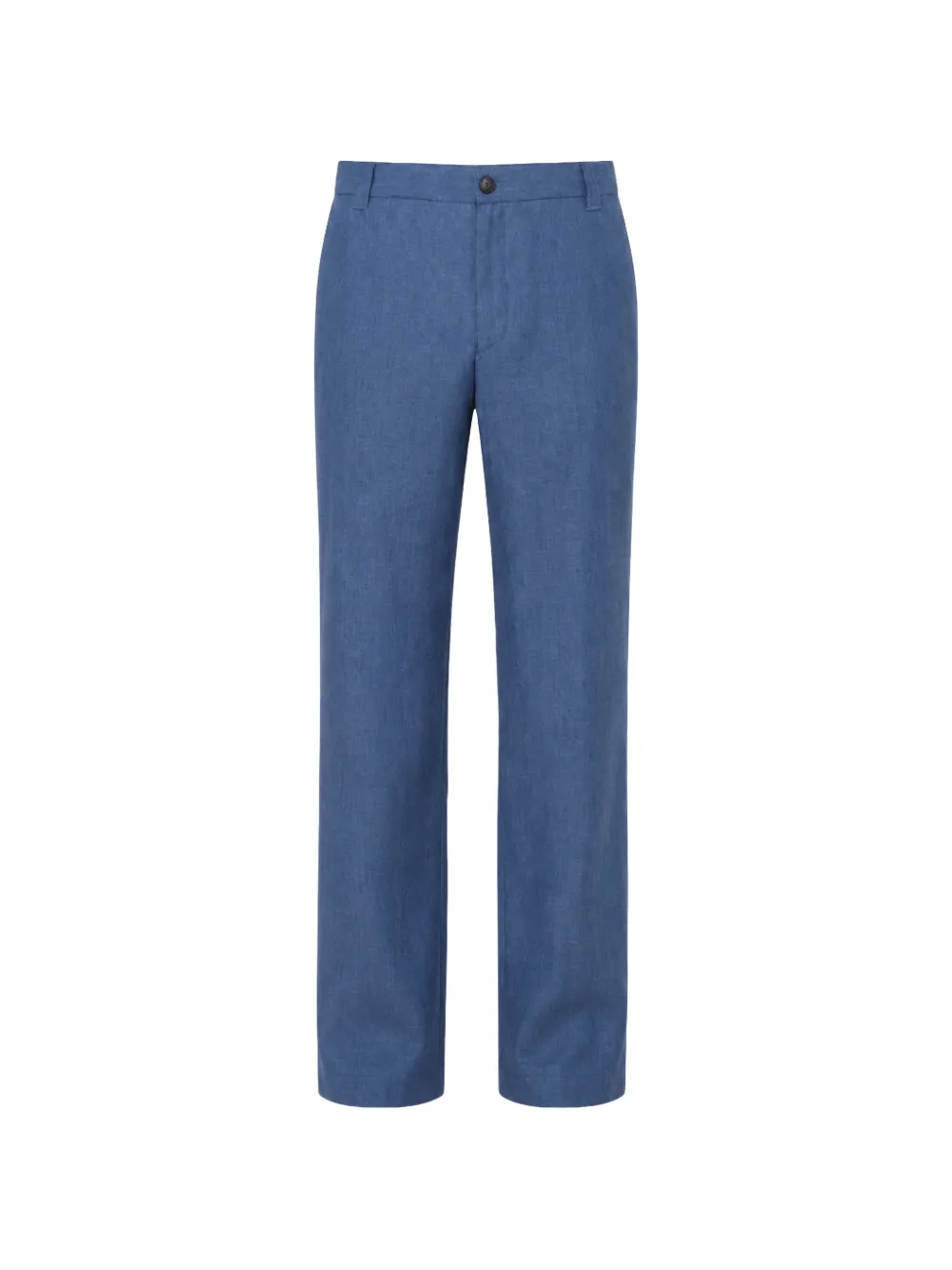 120% Lino straight-leg trousers - Blu