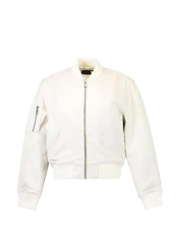 Sprwmn Zip-up Bomber Jacket in Neutrals