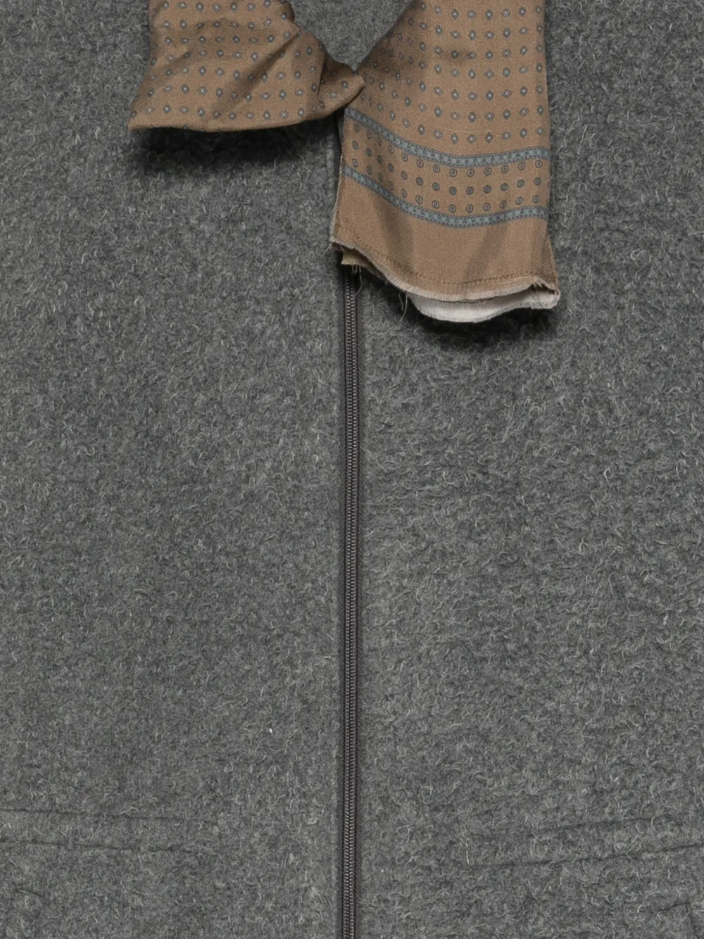  Magliano Scarf Drawstring Coat - Grey 
