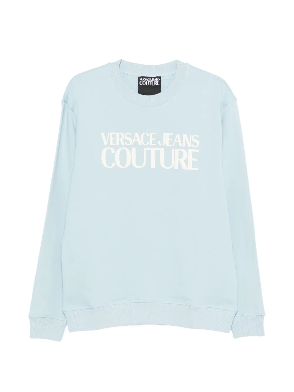 Versace Jeans Couture logo crew-neck sweatshirt - Blu