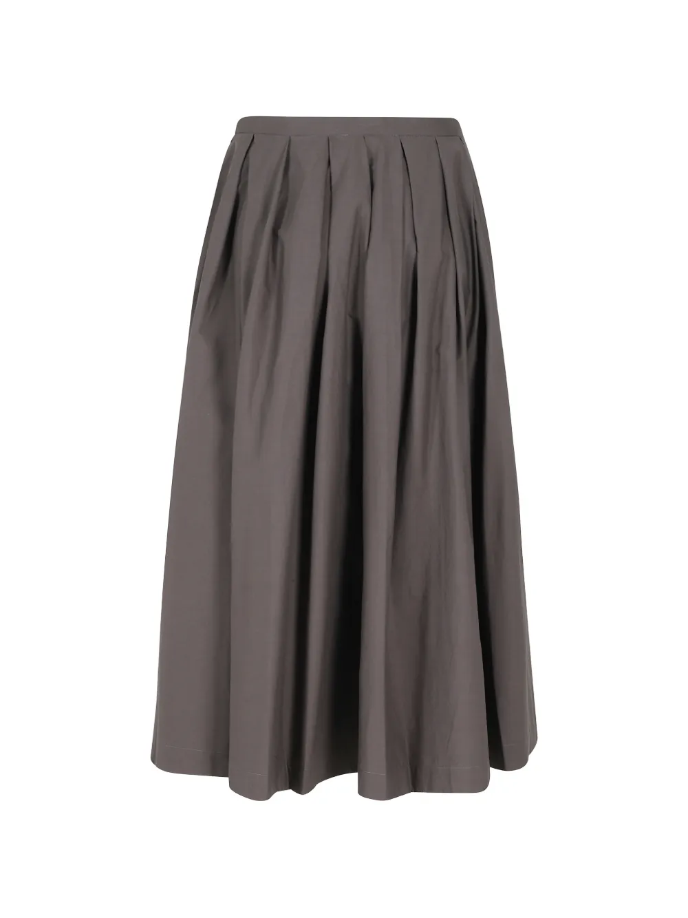  Roberto Collina Pleated Midi Skirt - Grey 