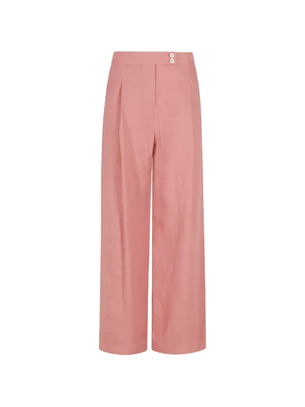 Eleventy Pleated Trousers in Pink