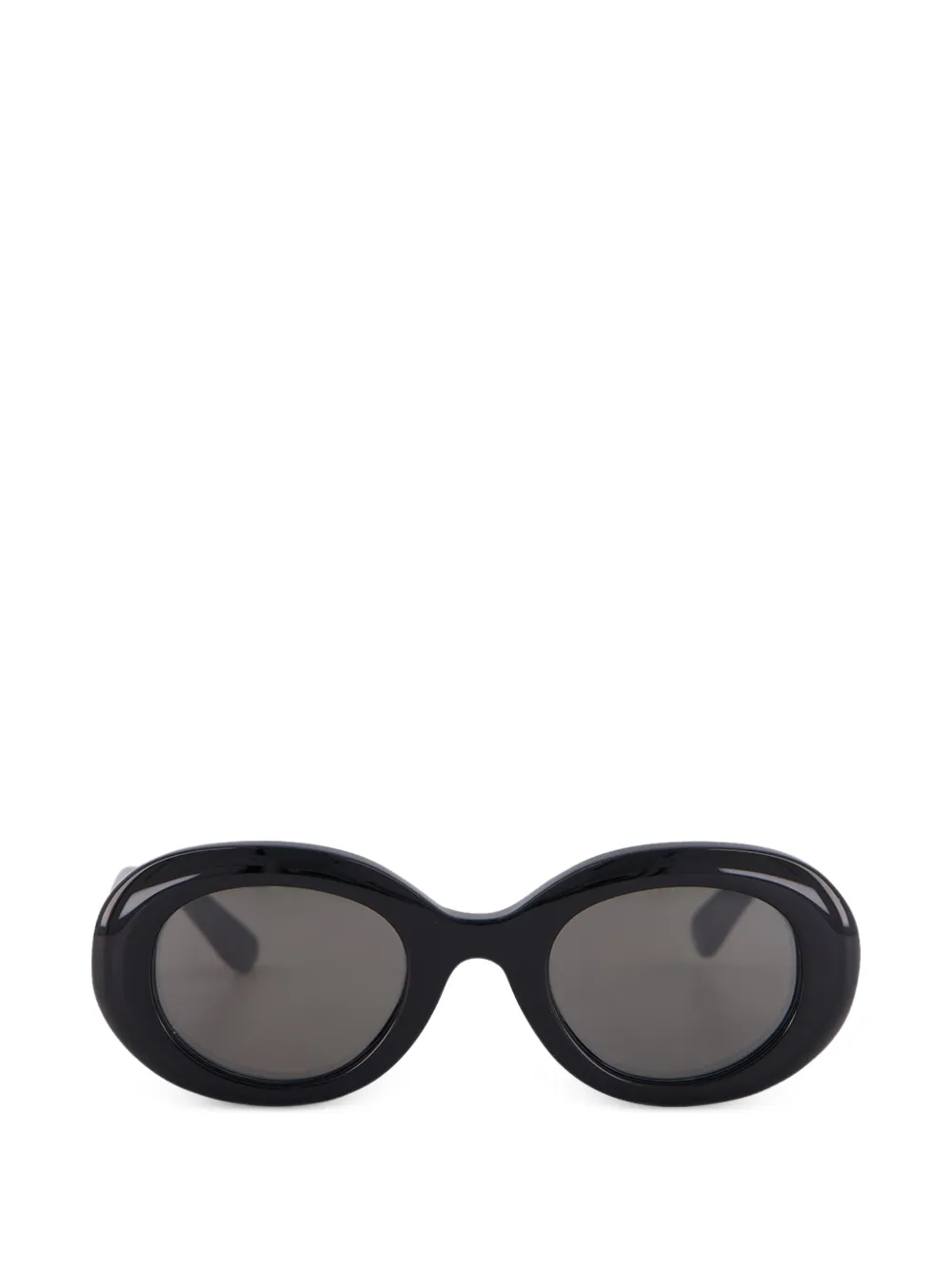 Emmanuelle Khanh Queen oval-frame sunglasses - Nero