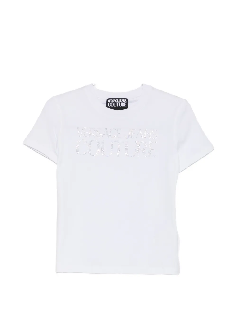 Versace Jeans Couture lettered T-shirt - Bianco