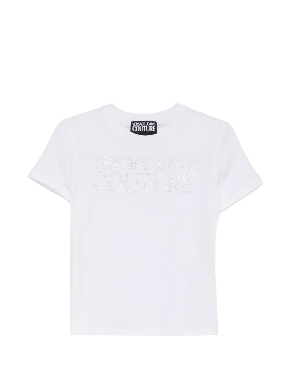 Versace Jeans Couture lettered T-shirt - Bianco