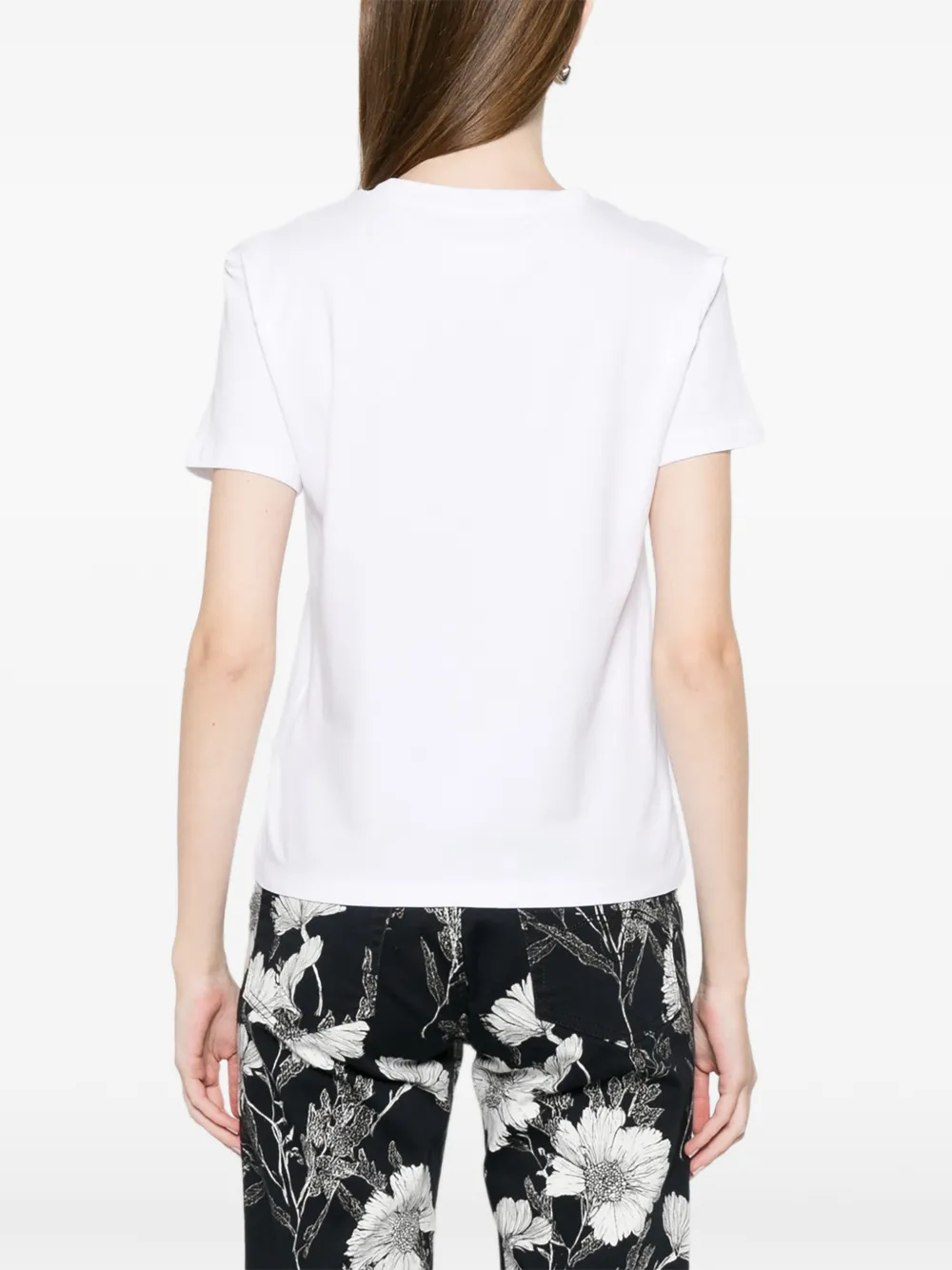 Versace Jeans Couture T-shirt met letters Wit