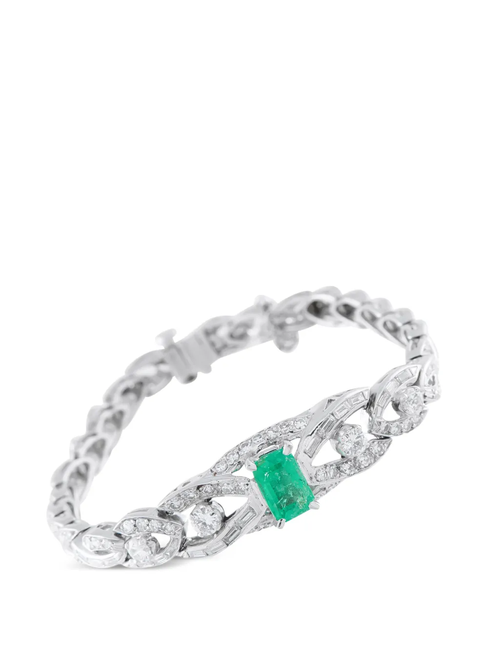 LB Exclusive diamond and emerald bracelet - Argento